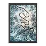 Poster Weg door een witte wereld Rechthoek Verticaal Met Lijst Template PBL 50 70 Verticaal Natuur 70 1