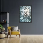 Poster Weg door een witte wereld Rechthoek Verticaal Met Lijst Template PBL 50 70 Verticaal Natuur 70 2