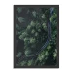 Poster Weg door het bos Rechthoek Verticaal Met Lijst Template PBL 50 70 Verticaal Natuur 74 1