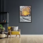 Poster De gele Steiger Rechthoek Verticaal Met Lijst Template PBL 50 70 Verticaal Natuur 8 2