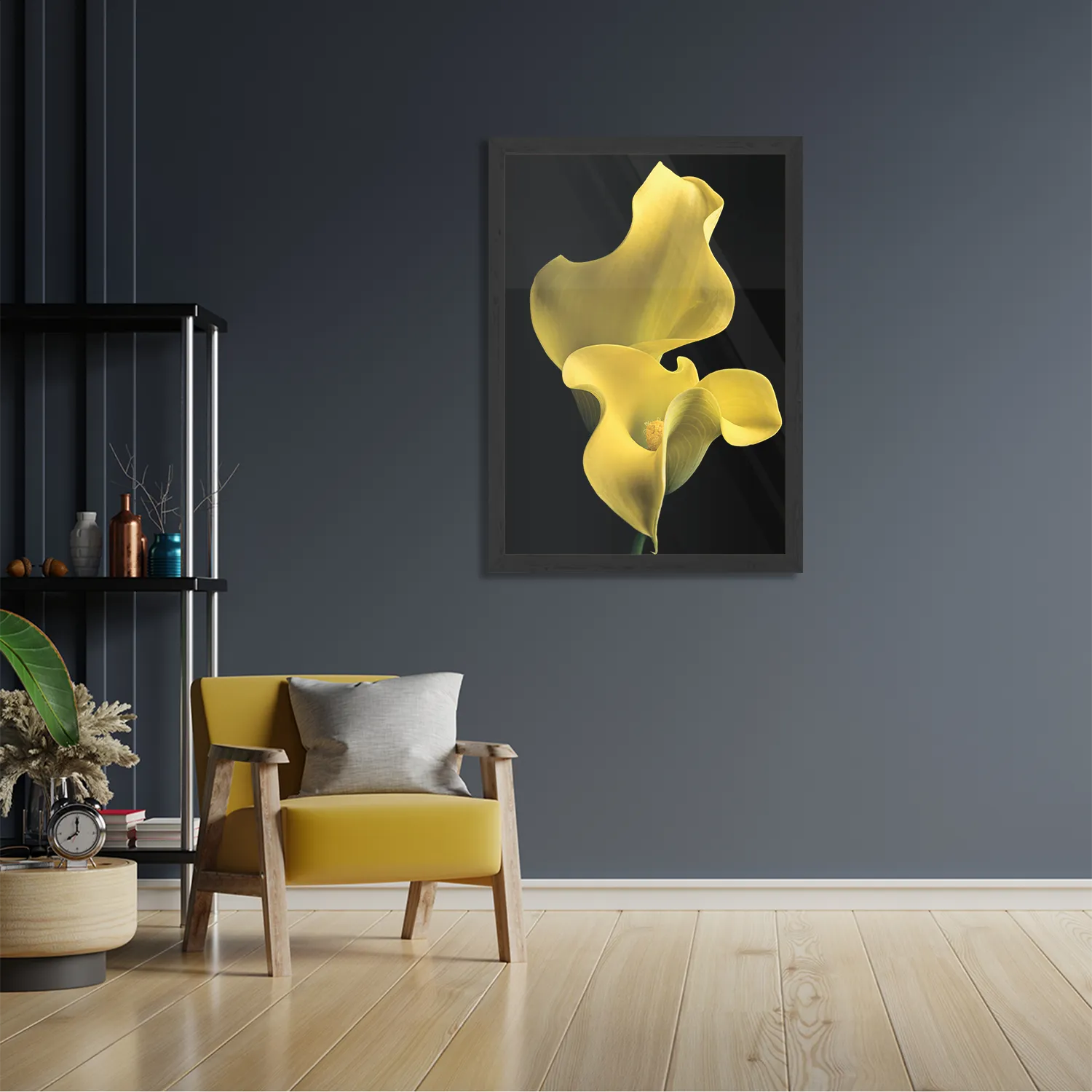 Poster Aronskelk Rechthoek Verticaal Met Lijst Template PBL 50 70 Verticaal Natuur 87 2