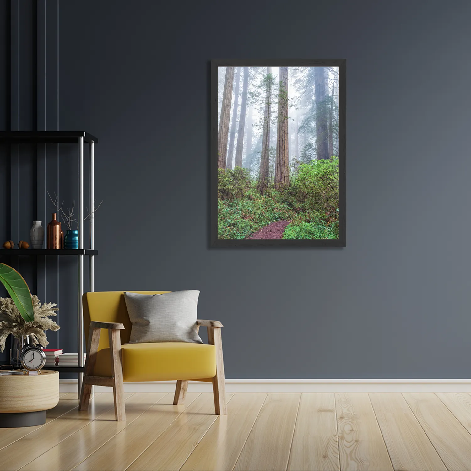 Poster Sequoia bos Rechthoek Verticaal Met Lijst Template PBL 50 70 Verticaal Natuur 88 2