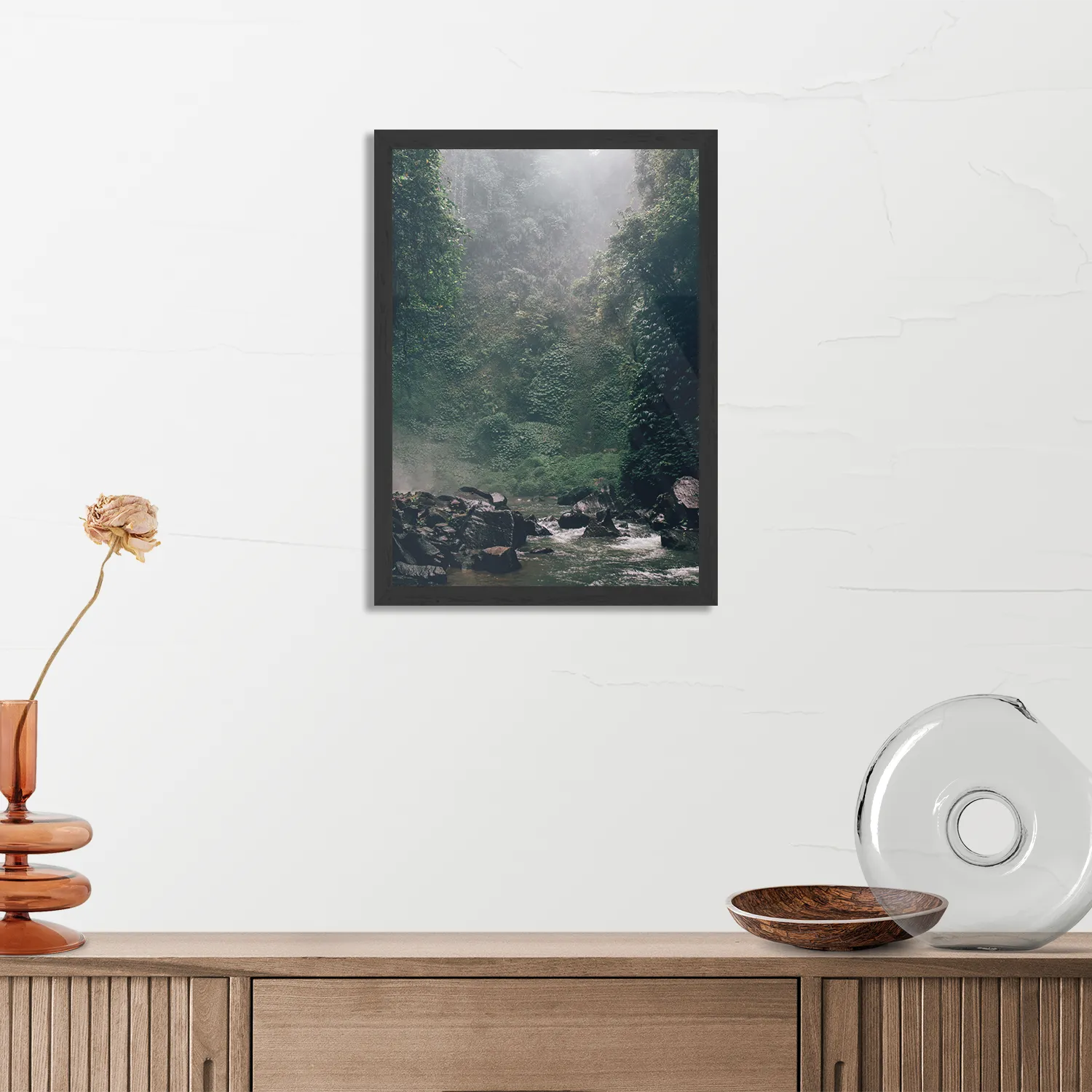 Poster Het natuurgeweld Rechthoek Verticaal Met Lijst Template PBL 50 70 Verticaal Natuur 9 3