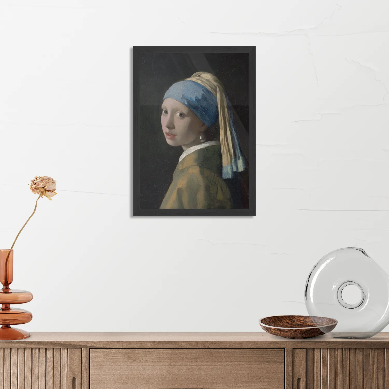 Template_PBL_50-70_Verticaal_Om_2-3 Poster Johannes Vermeer Meisje met de parel 1665-1167 Rechthoek Verticaal Met Lijst Template PBL 50 70 Verticaal Om 2 3