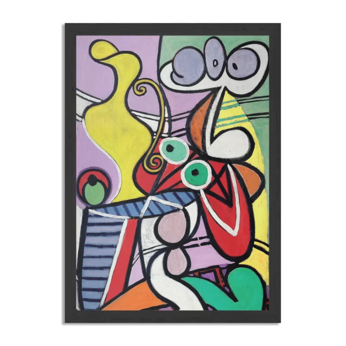 Poster Picasso stilleven op een stoel 1931 Rechthoek Verticaal Met Lijst Template PBL 50 70 Verticaal Om 22 1