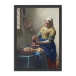 Poster Johannes Vermeer Het Melkmeisje 1660 Rechthoek Verticaal Met Lijst Template PBL 50 70 Verticaal Om 29 1