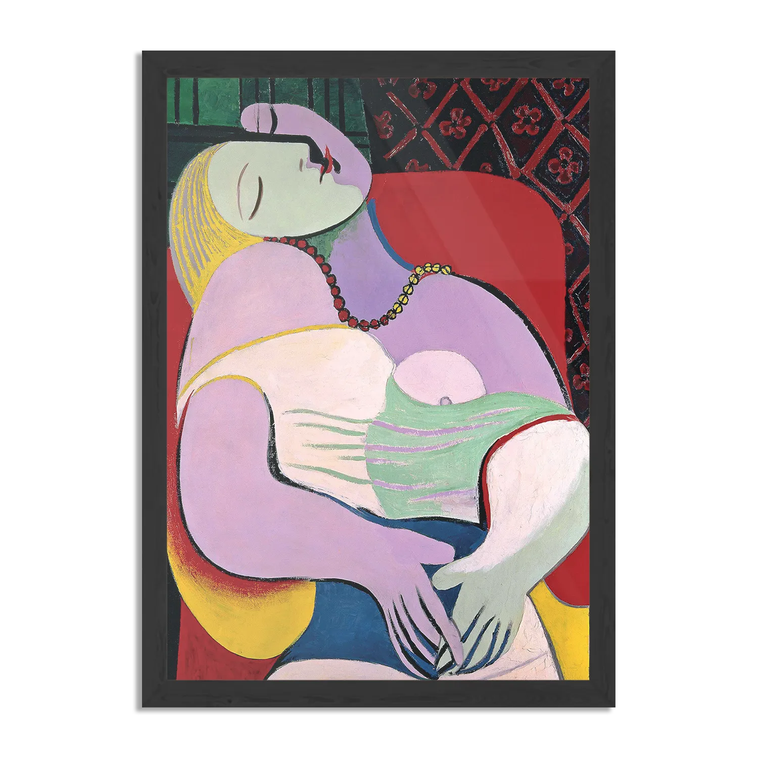 Poster Picasso Een Droom 1932 Rechthoek Verticaal Met Lijst Template PBL 50 70 Verticaal Om 8 1