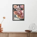 Poster Rozen Boeket Rechthoek Verticaal Met Lijst Template PBL 50 70 Verticaal Romantisch 12 3