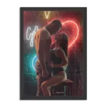 Poster Living The Sexy Life Rechthoek Verticaal Met Lijst Template PBL 50 70 Verticaal Romantisch 18 1