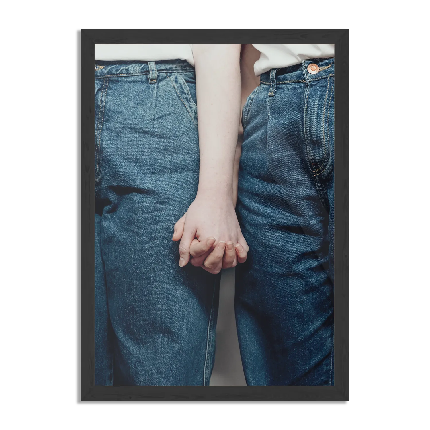 Poster Hand In Hand Rechthoek Verticaal Met Lijst Template PBL 50 70 Verticaal Romantisch 4 1