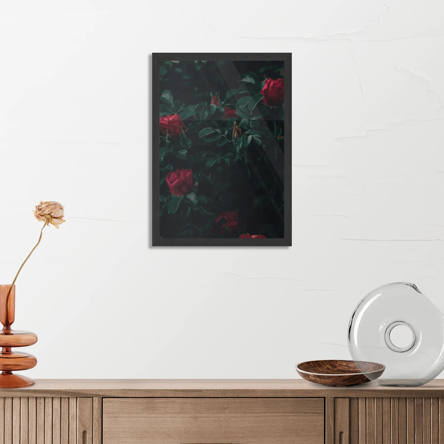 Poster Romantische Rozen Rechthoek Verticaal Met Lijst Template PBL 50 70 Verticaal Romantisch 6 3