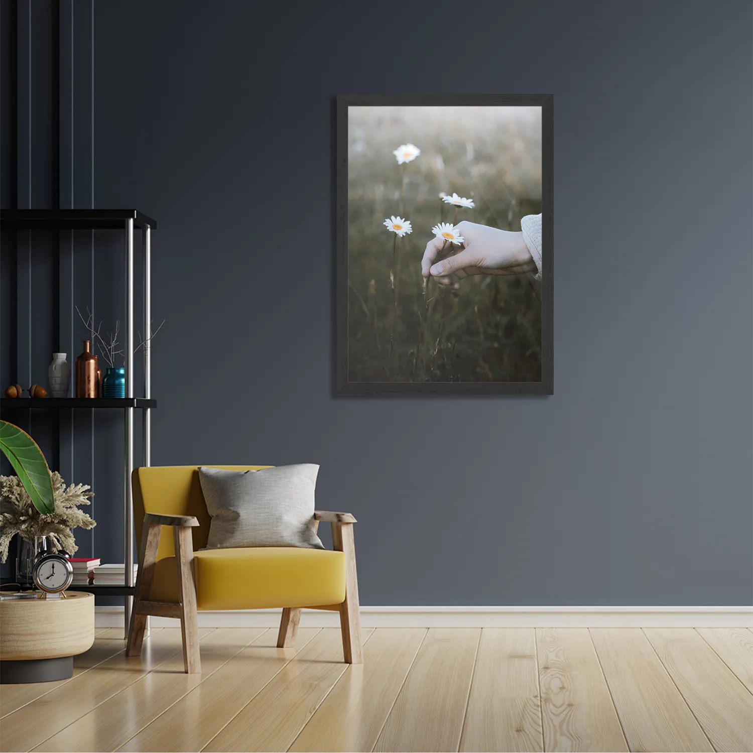 Poster Pluk Het Madeliefje Rechthoek Verticaal Met Lijst Template PBL 50 70 Verticaal Romantisch 7 2