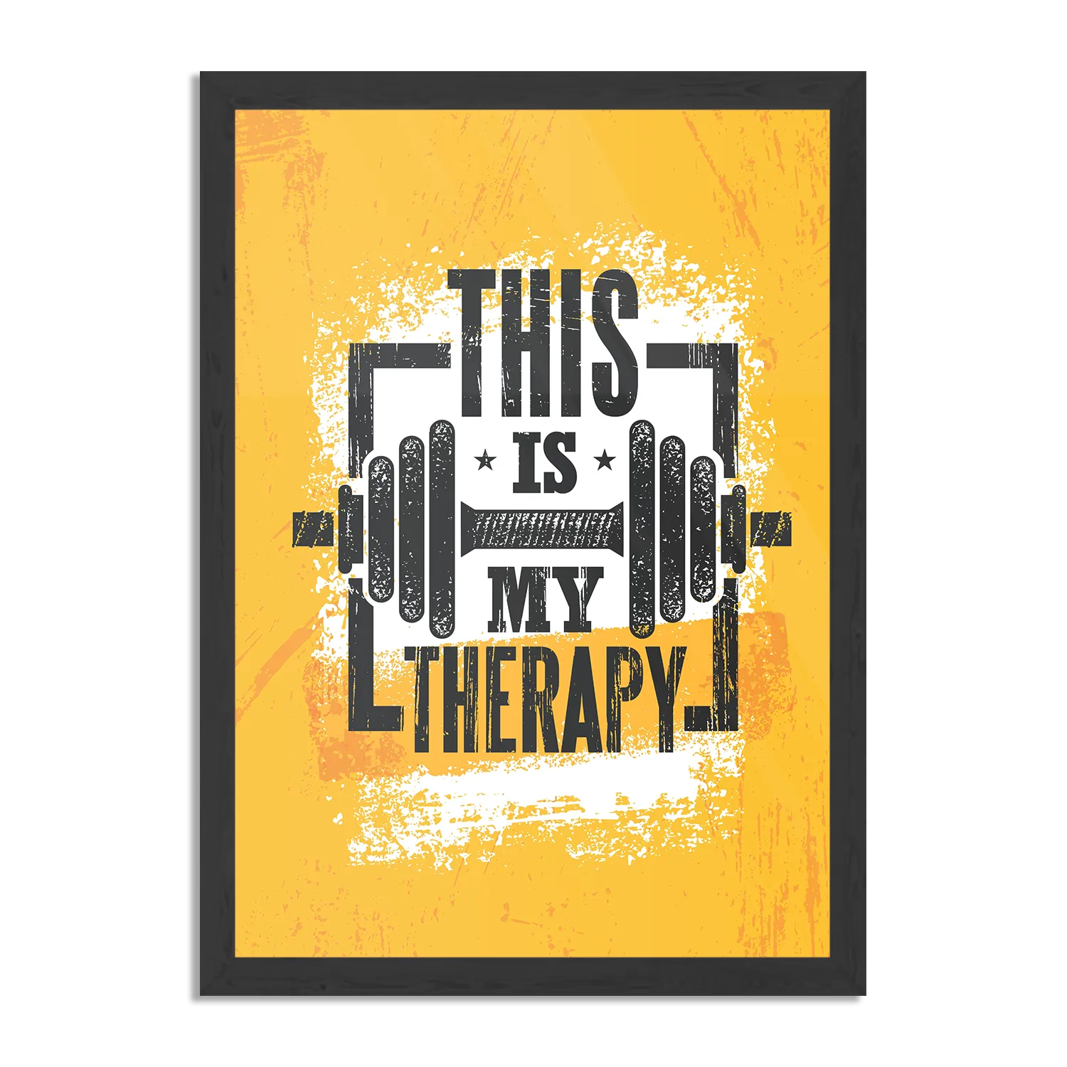 Poster This Is My Therapy Rechthoek Verticaal Met Lijst Template PBL 50 70 Verticaal Sport 1 1