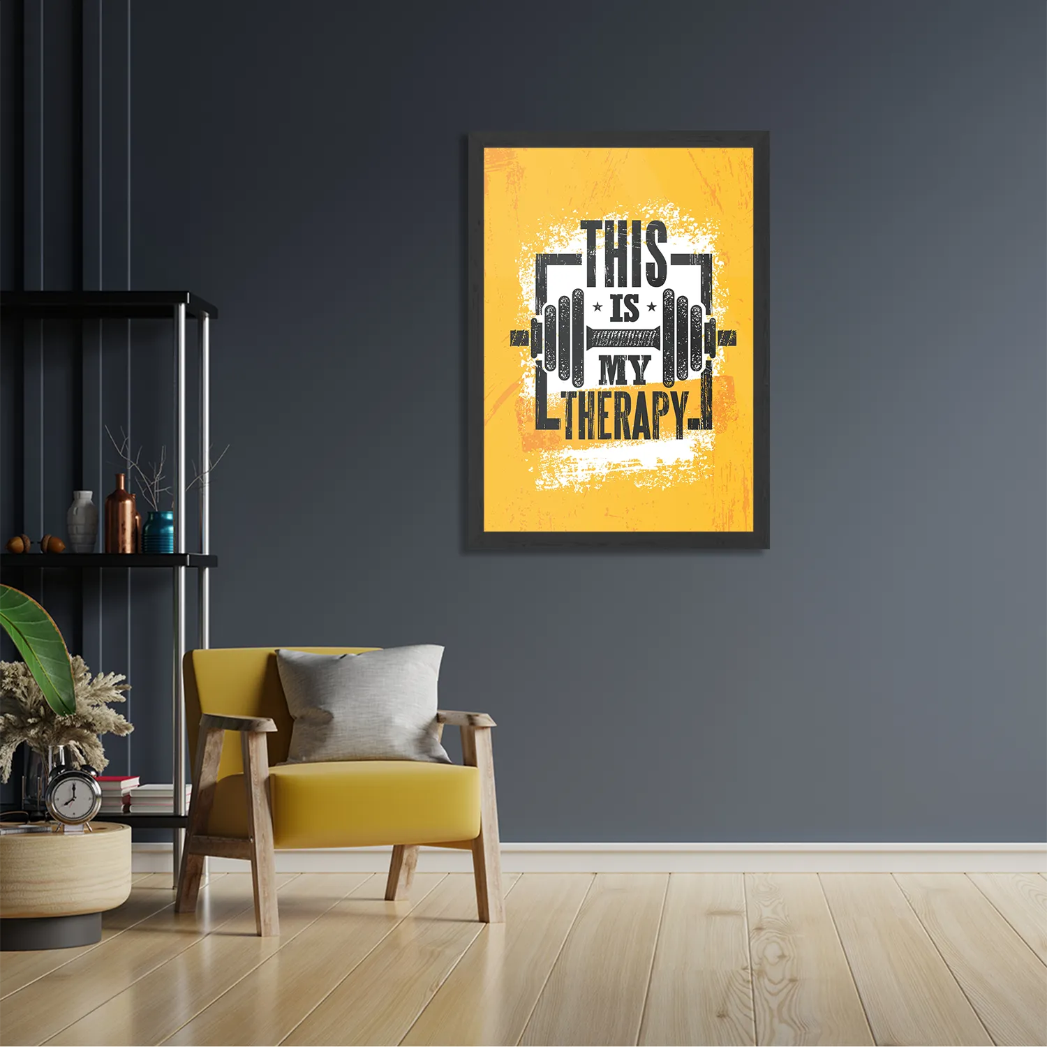 Poster This Is My Therapy Rechthoek Verticaal Met Lijst Template PBL 50 70 Verticaal Sport 1 2