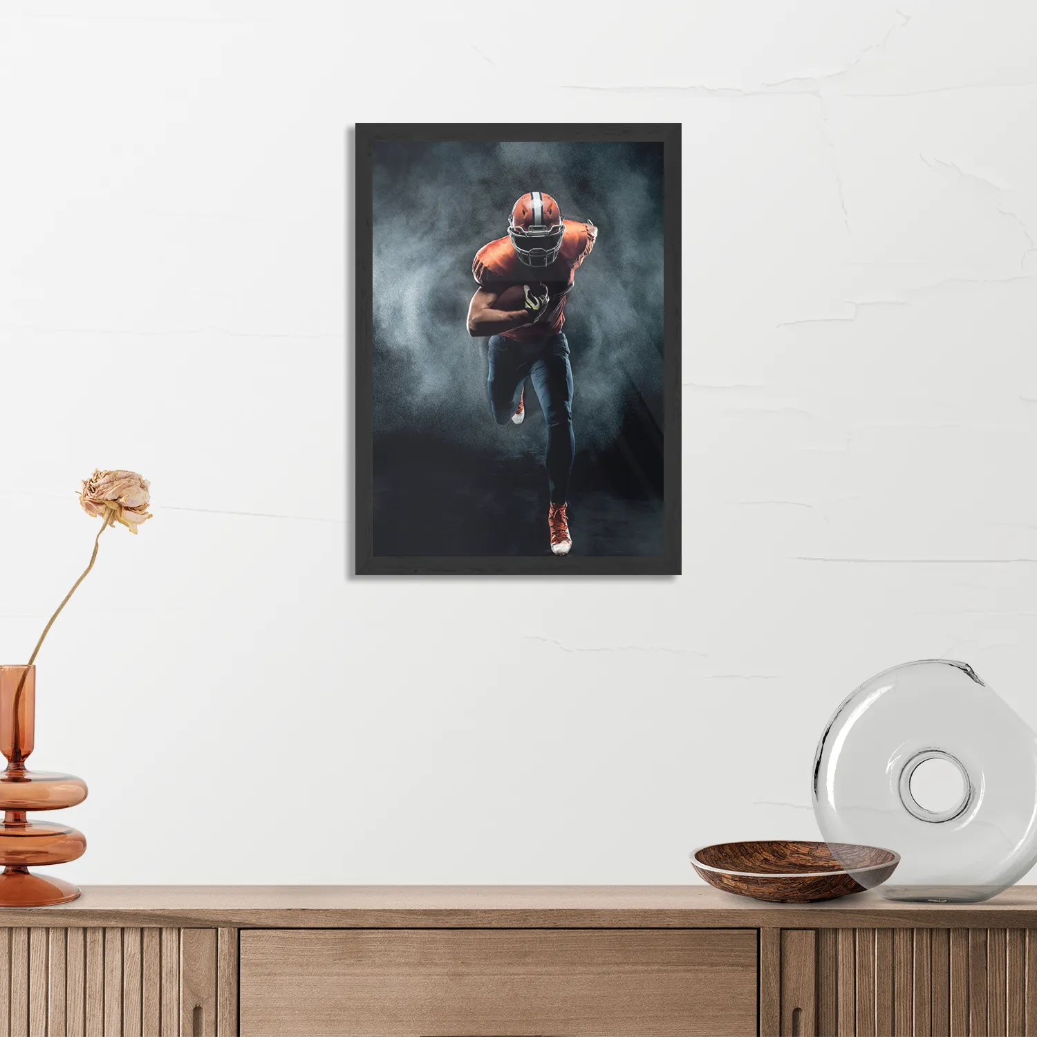 Poster Rugby Meer Voor Mannen Rechthoek Verticaal Met Lijst Template PBL 50 70 Verticaal Sport 10 3