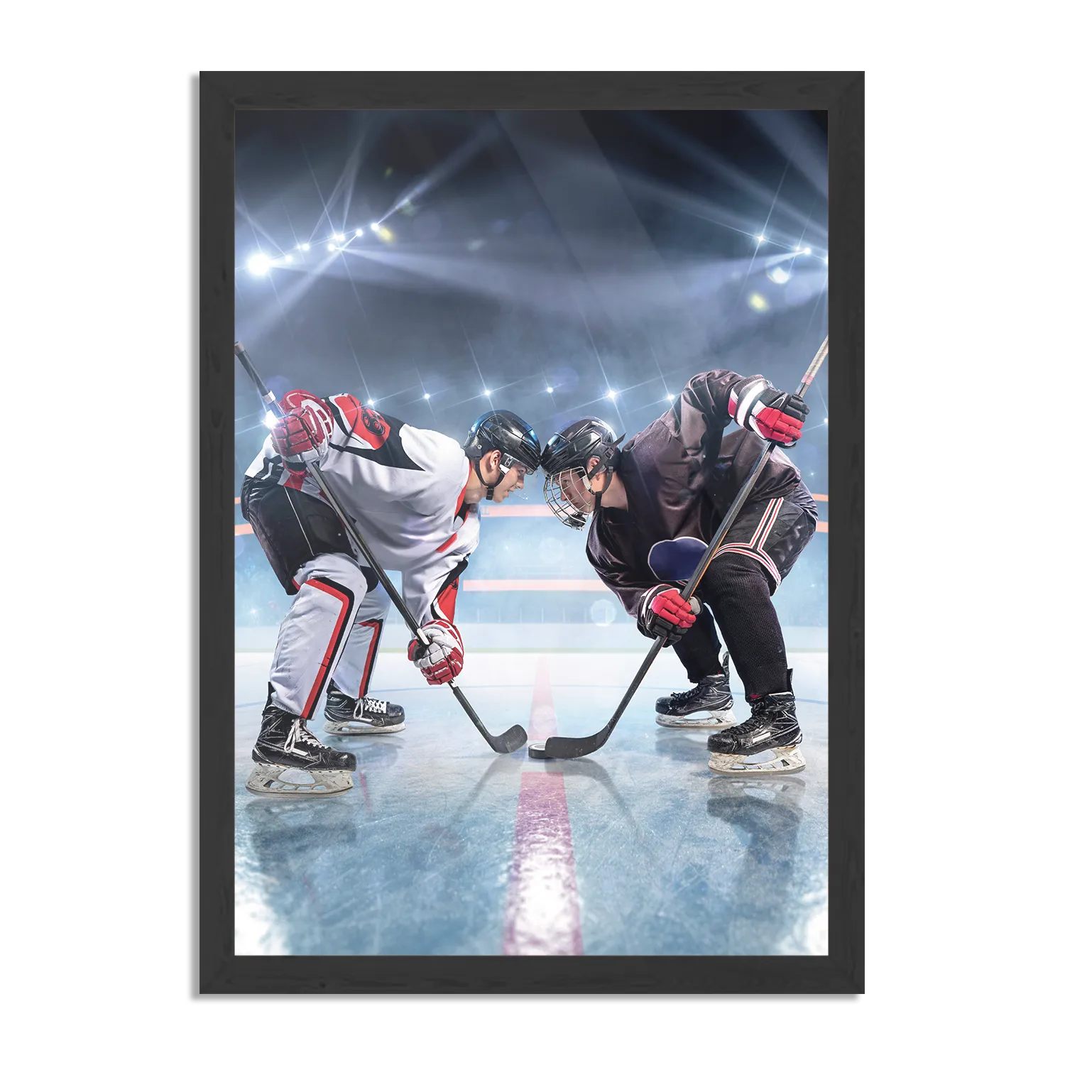 Poster Ijshockey Battle Rechthoek Verticaal Met Lijst Template PBL 50 70 Verticaal Sport 13 1
