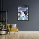 Poster Ijshockey Battle Rechthoek Verticaal Met Lijst Template PBL 50 70 Verticaal Sport 13 2