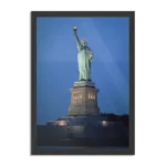 Poster Vrijheidsbeeld New York Donker 01 Rechthoek Verticaal Met Lijst Template PBL 50 70 Verticaal Steden 18 1