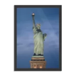 Poster Vrijheidsbeeld New York Donker 02 Rechthoek Verticaal Met Lijst Template PBL 50 70 Verticaal Steden 19 1