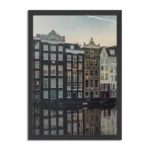 Poster Aan die Amsterdamse Gracht Rechthoek Verticaal Met Lijst Template PBL 50 70 Verticaal Steden 33 1