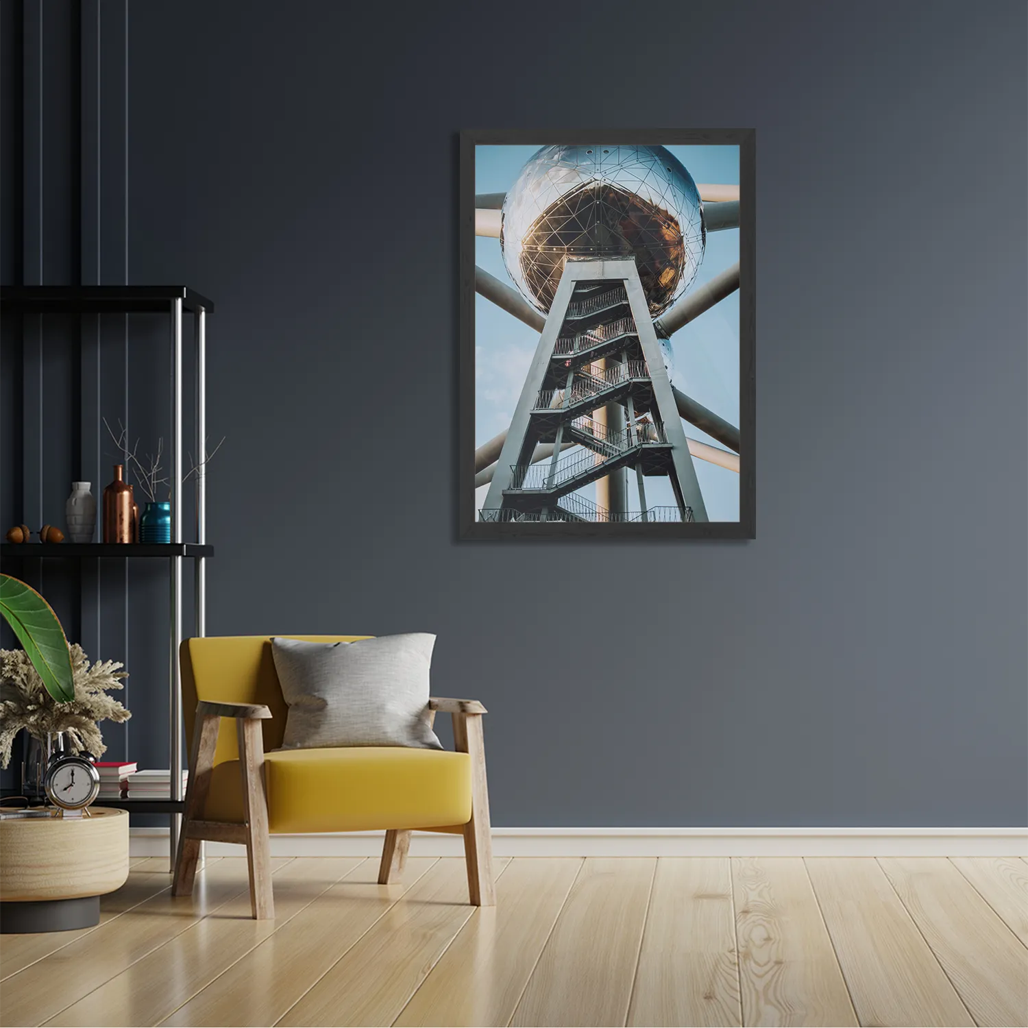 Poster Antonium Brussel Rechthoek Verticaal Met Lijst Template PBL 50 70 Verticaal Steden 34 2