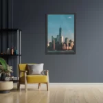 Poster New York Gebouwen Skyline Rechthoek Verticaal Met Lijst Template PBL 50 70 Verticaal Steden 36 2