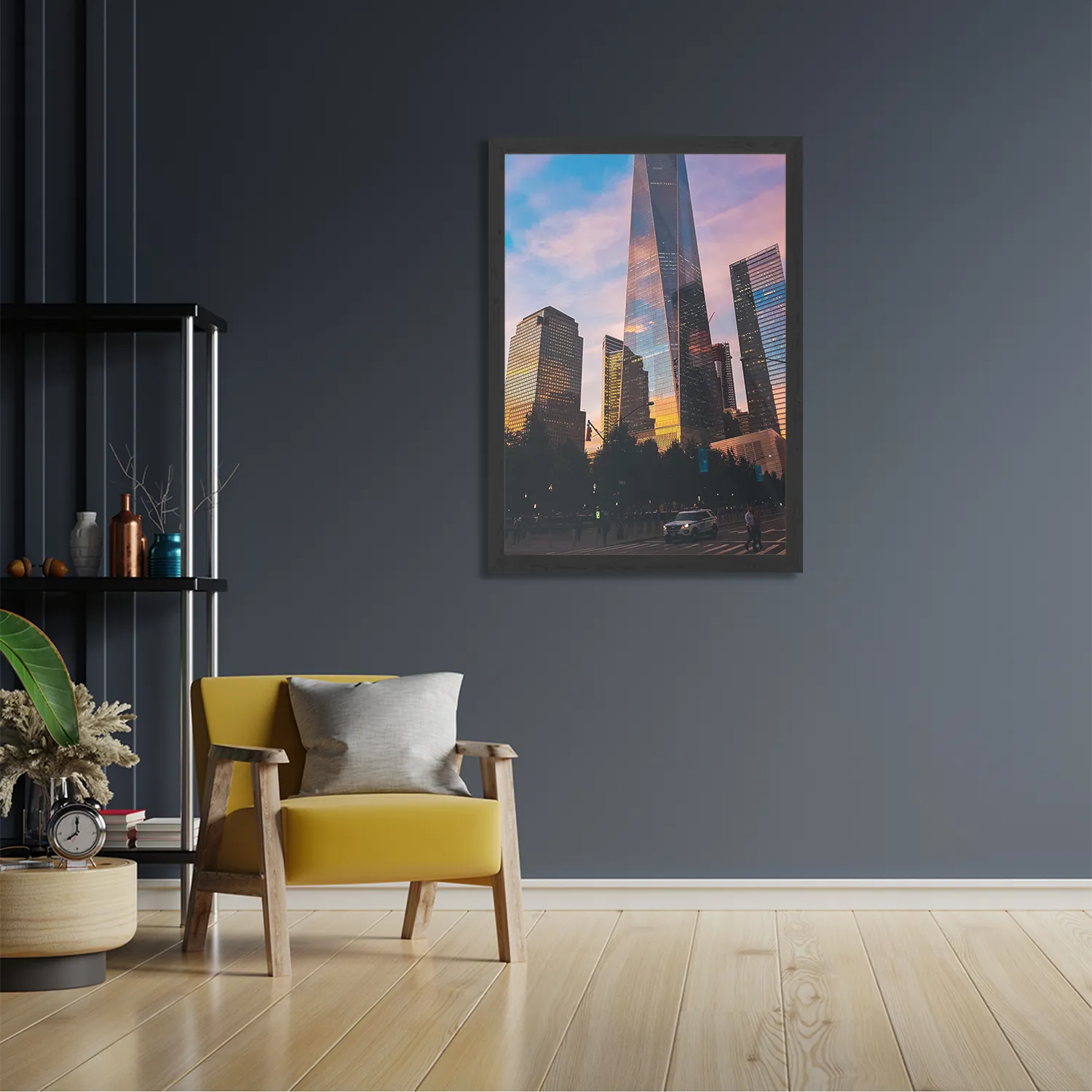 Poster One World Trade Center New York Rechthoek Verticaal Met Lijst Template PBL 50 70 Verticaal Steden 37 2