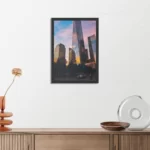 Poster One World Trade Center New York Rechthoek Verticaal Met Lijst Template PBL 50 70 Verticaal Steden 37 3