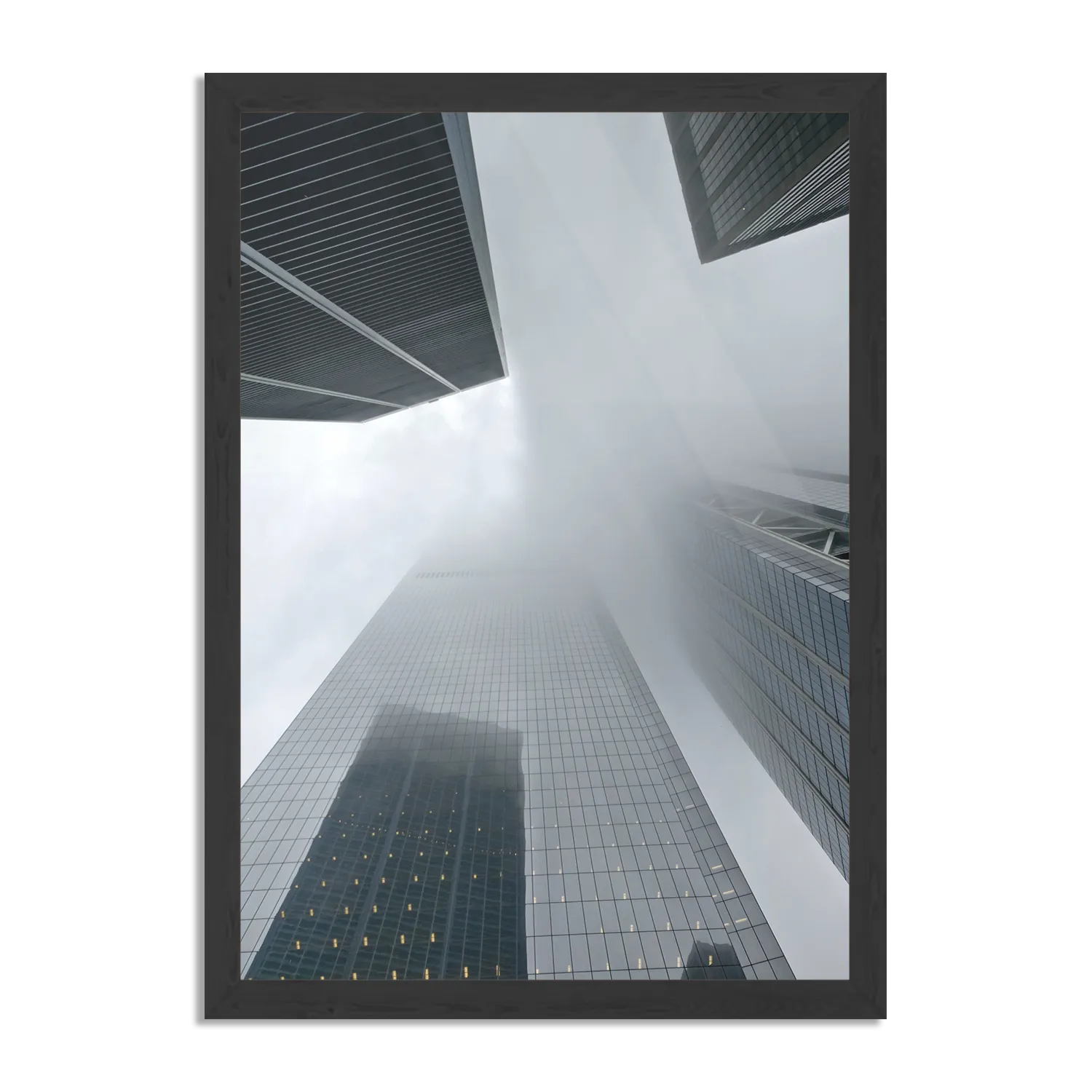Poster New York Rain Print Rechthoek Verticaal Met Lijst Template PBL 50 70 Verticaal Steden 39 1