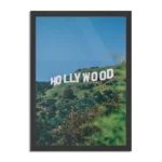 Poster Hollywood Letters Rechthoek Verticaal Met Lijst Template PBL 50 70 Verticaal Steden 40 1