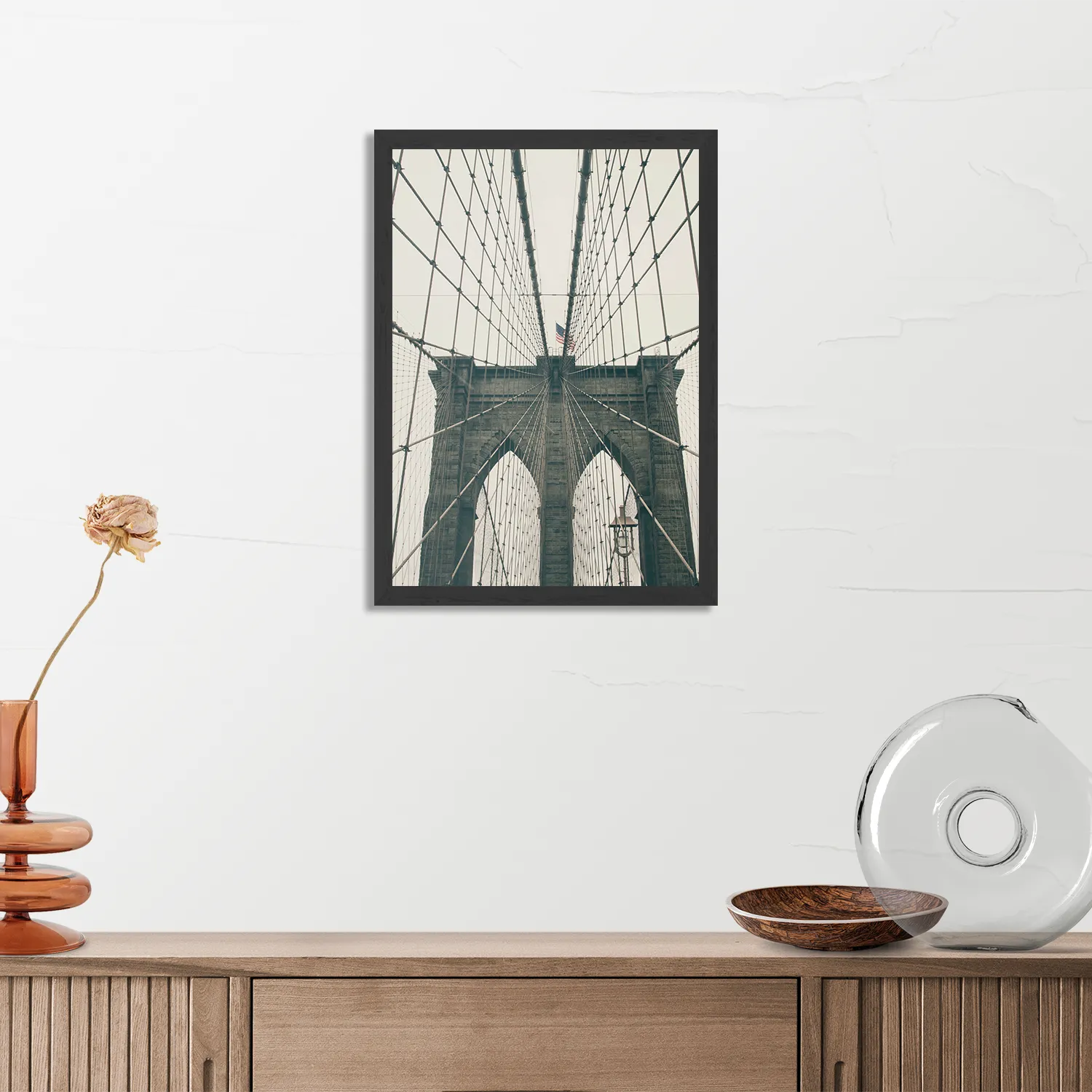 Template_PBL_50-70_Verticaal_Steden_41-3 Poster Brooklyn Bridge New York City Rechthoek Verticaal Met Lijst Template PBL 50 70 Verticaal Steden 41 3