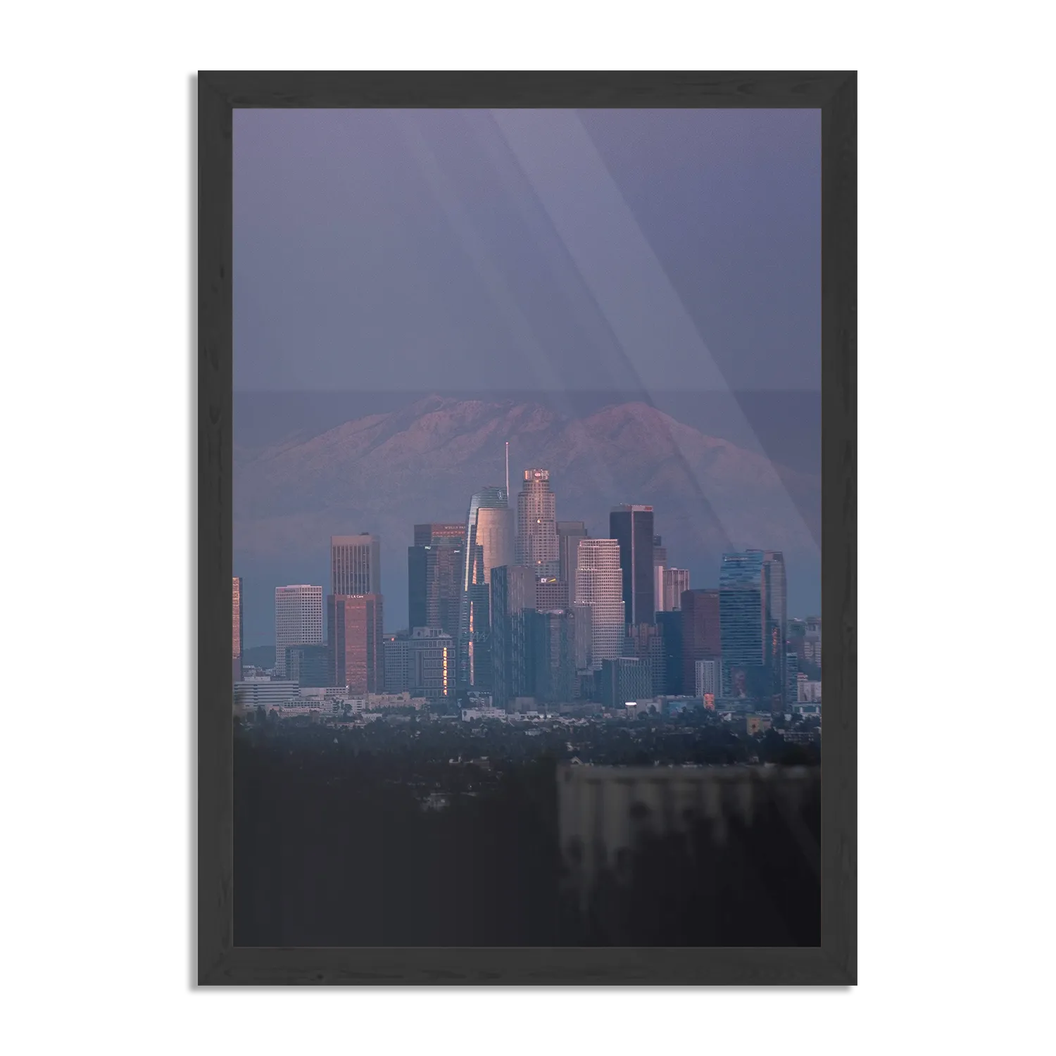Poster Los Angeles Rechthoek Verticaal Met Lijst Template PBL 50 70 Verticaal Steden 47 1