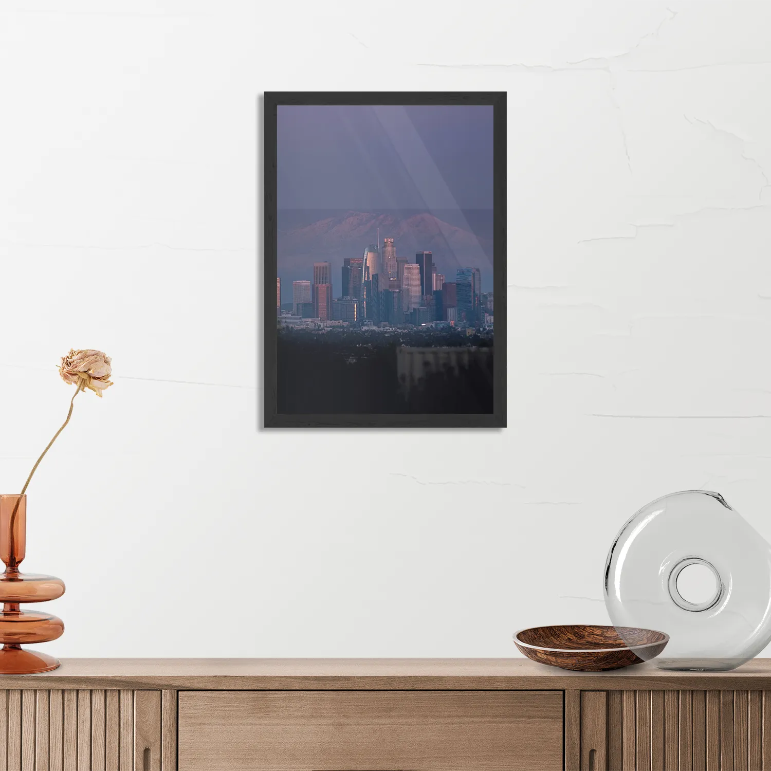 Poster Los Angeles Rechthoek Verticaal Met Lijst Template PBL 50 70 Verticaal Steden 47 3