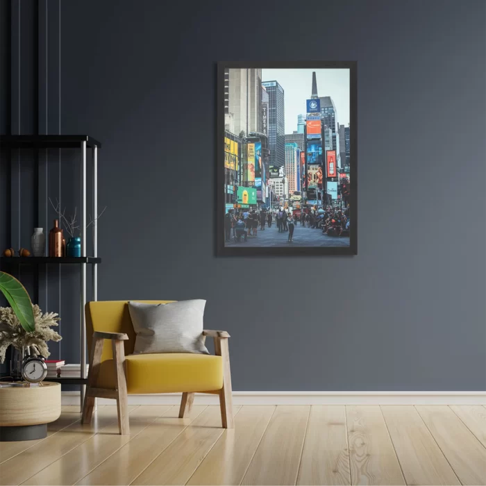 Poster Times Square New York Rechthoek Verticaal Met Lijst Template PBL 50 70 Verticaal Steden 51 2