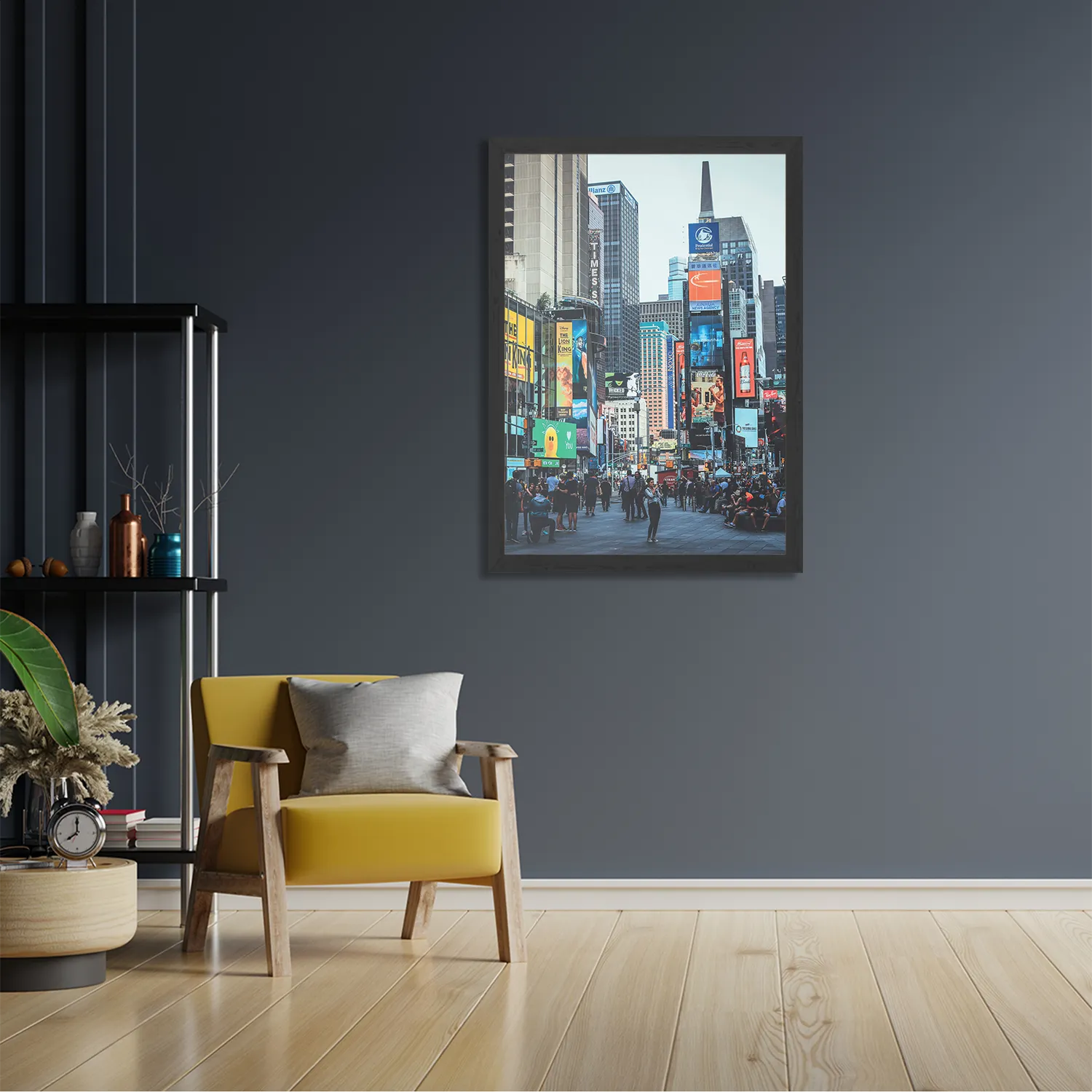 Template_PBL_50-70_Verticaal_Steden_51-2 Poster Times Square New York Rechthoek Verticaal Met Lijst Template PBL 50 70 Verticaal Steden 51 2