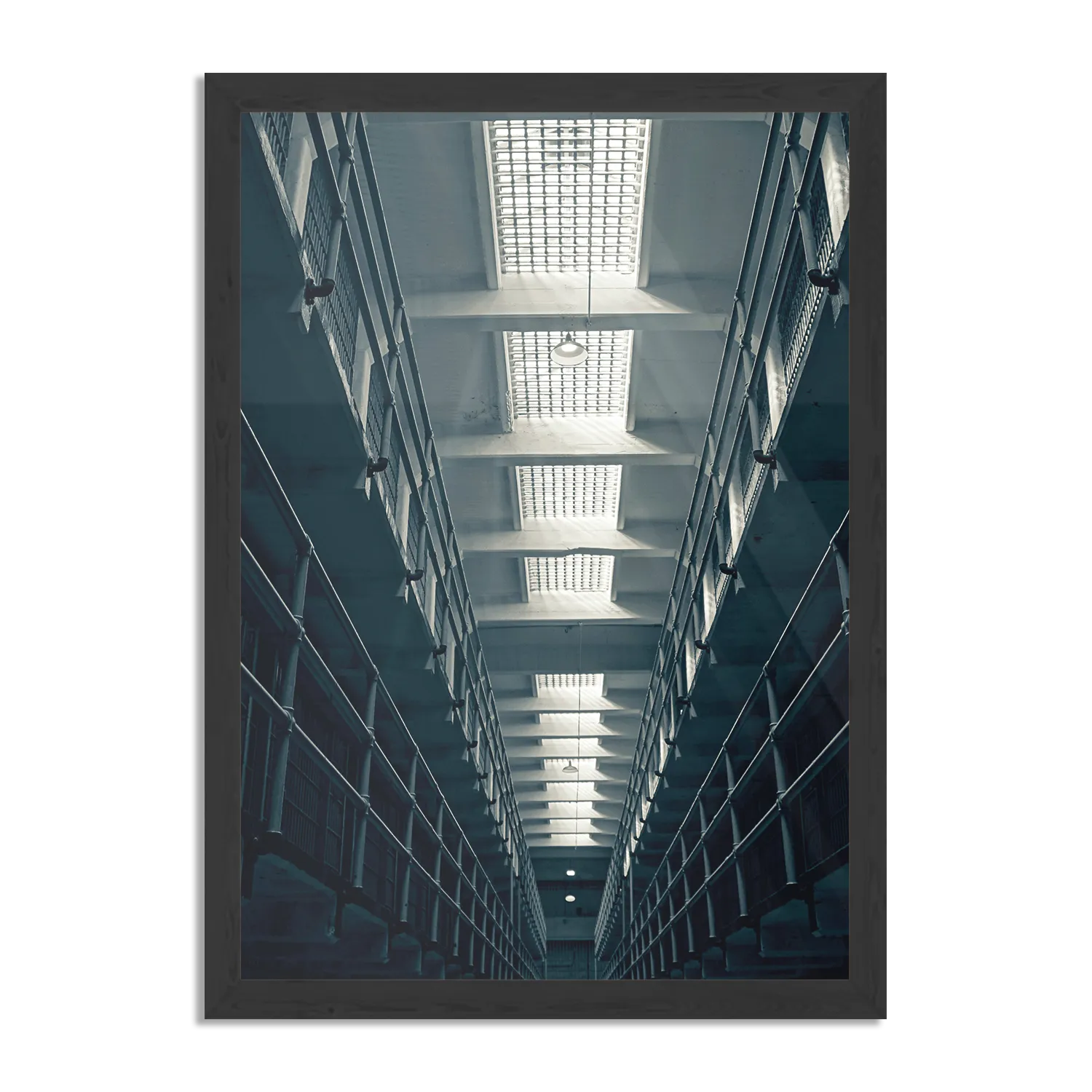 Poster Alcatraz Celblokken Rechthoek Verticaal Met Lijst Template PBL 50 70 Verticaal Steden 52 1