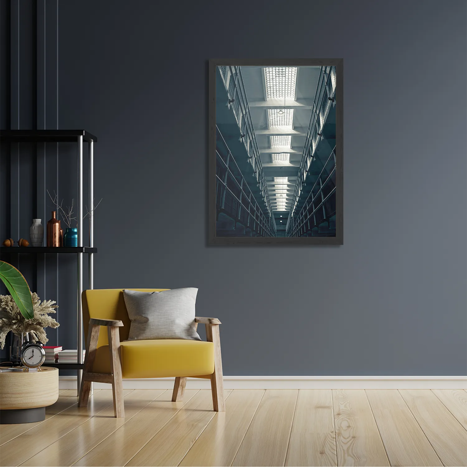 Poster Alcatraz Celblokken Rechthoek Verticaal Met Lijst Template PBL 50 70 Verticaal Steden 52 2