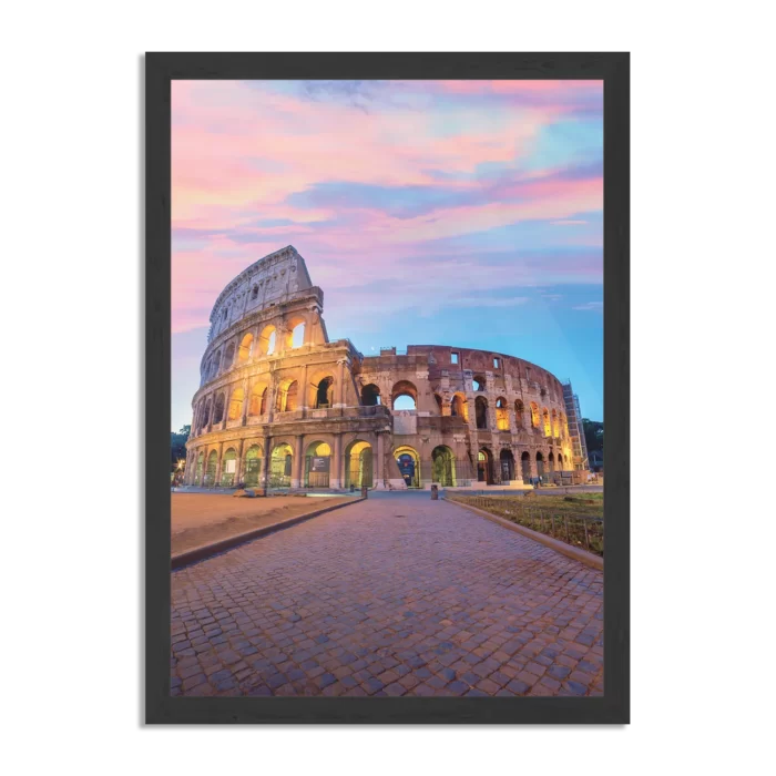 Poster Het Colosseum Rome 01 Rechthoek Verticaal Met Lijst Template PBL 50 70 Verticaal Steden 59 1