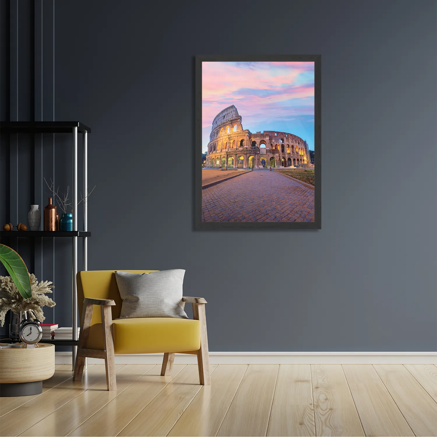 Poster Het Colosseum Rome 01 Rechthoek Verticaal Met Lijst Template PBL 50 70 Verticaal Steden 59 2