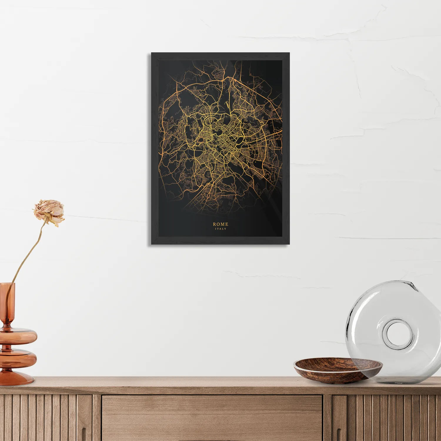 Template_PBL_50-70_Verticaal_Steden_92-3 Poster Rome Plattegrond Zwart Geel Rechthoek Verticaal Met Lijst Template PBL 50 70 Verticaal Steden 92 3