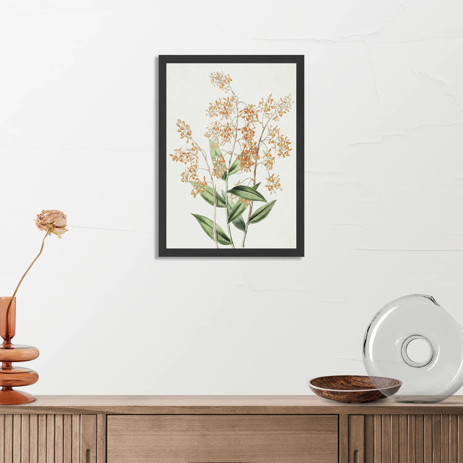 Poster Prent Bloemen Rechthoek Verticaal Met Lijst Template PBL 50 70 Verticaal Vintage 16 3