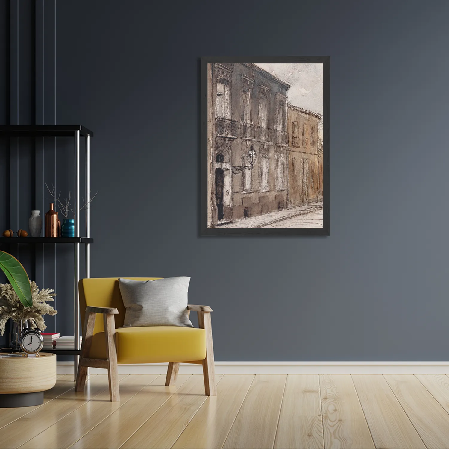 Template_PBL_50-70_Verticaal_Vintage_19-2 Poster Het Dorp Rechthoek Verticaal Met Lijst Template PBL 50 70 Verticaal Vintage 19 2