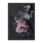 Poster Modern Stil Leven Bloemen 03 Rechthoek Verticaal Met Lijst Template PBL 50 70 Verticaal Vintage 24 1