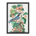 Poster Prent Natuur Vogel en Bloemen 09 Rechthoek Verticaal Met Lijst Template PBL 50 70 Verticaal Vintage 9 1