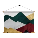 Textielposter Kleurrijke Bergen 01 Rechthoek Horizontaal Template TP 50 70 Horizontaal Abstract 09 1