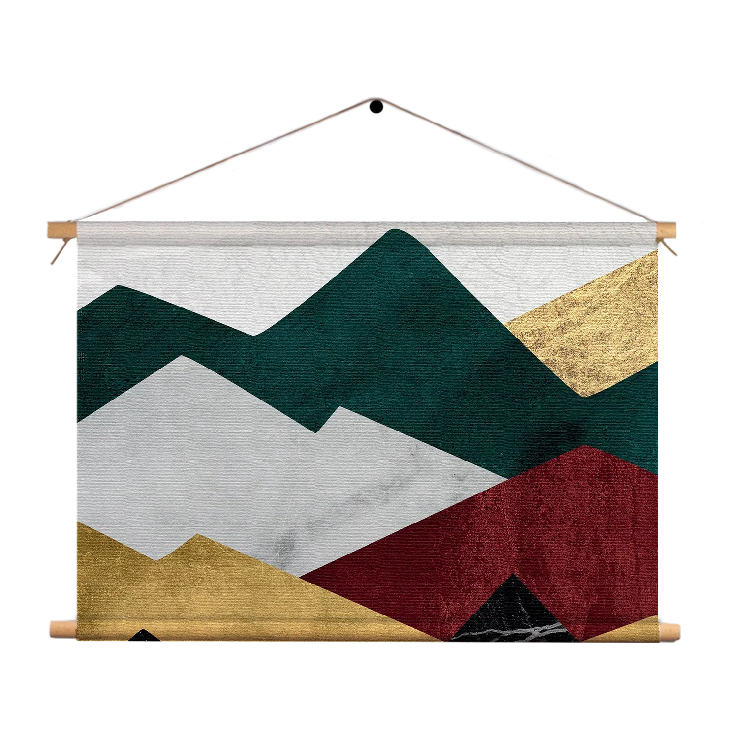 Textielposter Kleurrijke Bergen 01 Rechthoek Horizontaal Template TP 50 70 Horizontaal Abstract 09 1