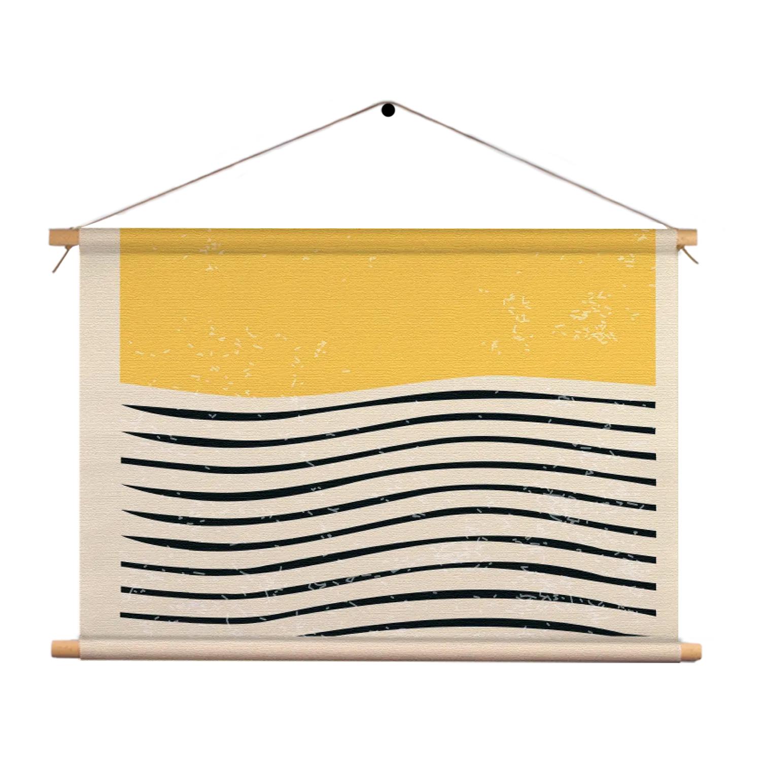 Textielposter Scandinavisch Basis Geel Rechthoek Horizontaal Template TP 50 70 Horizontaal Abstract 10 1