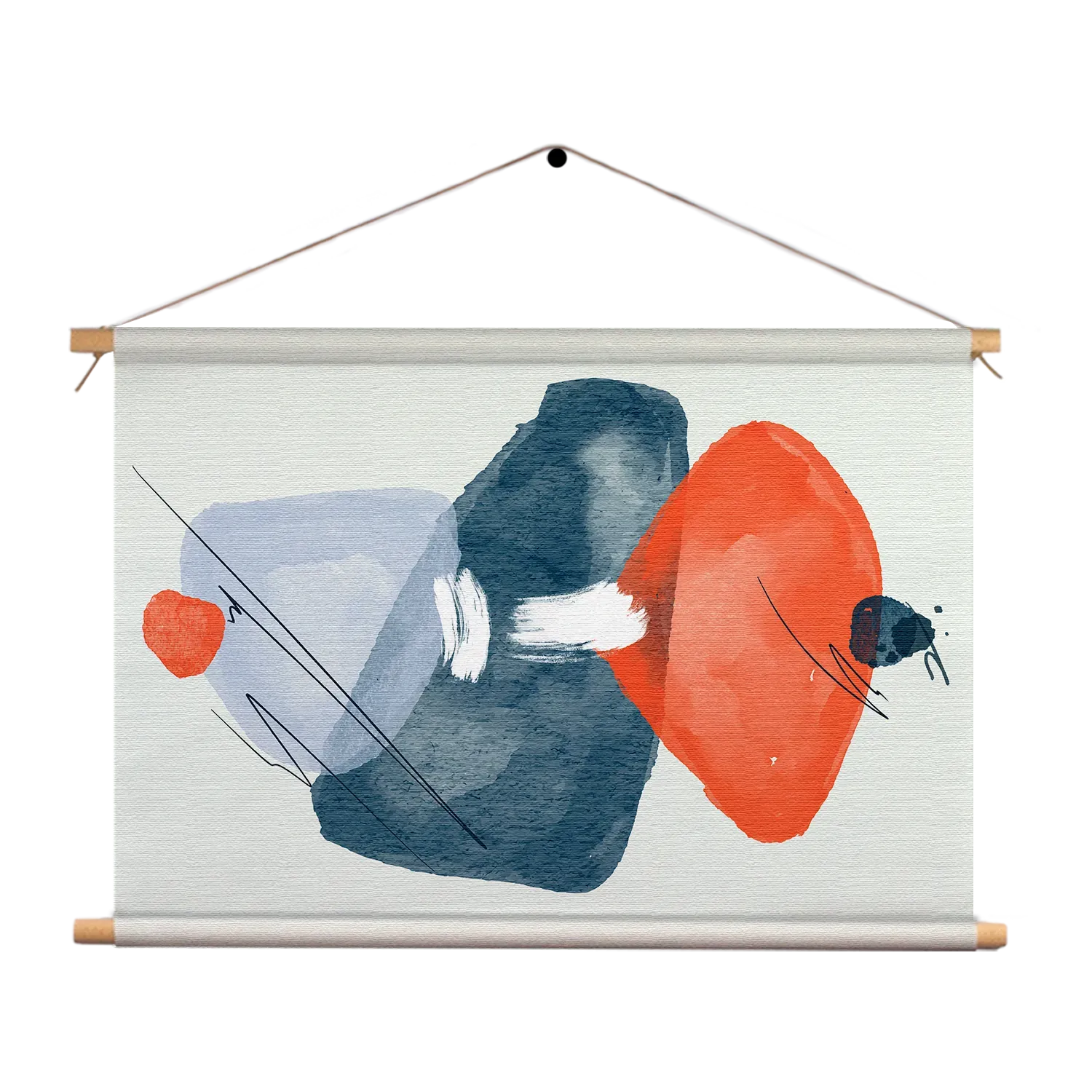 Textielposter Scandinavisch Design Rechthoek Horizontaal Template TP 50 70 Horizontaal Abstract 116 1