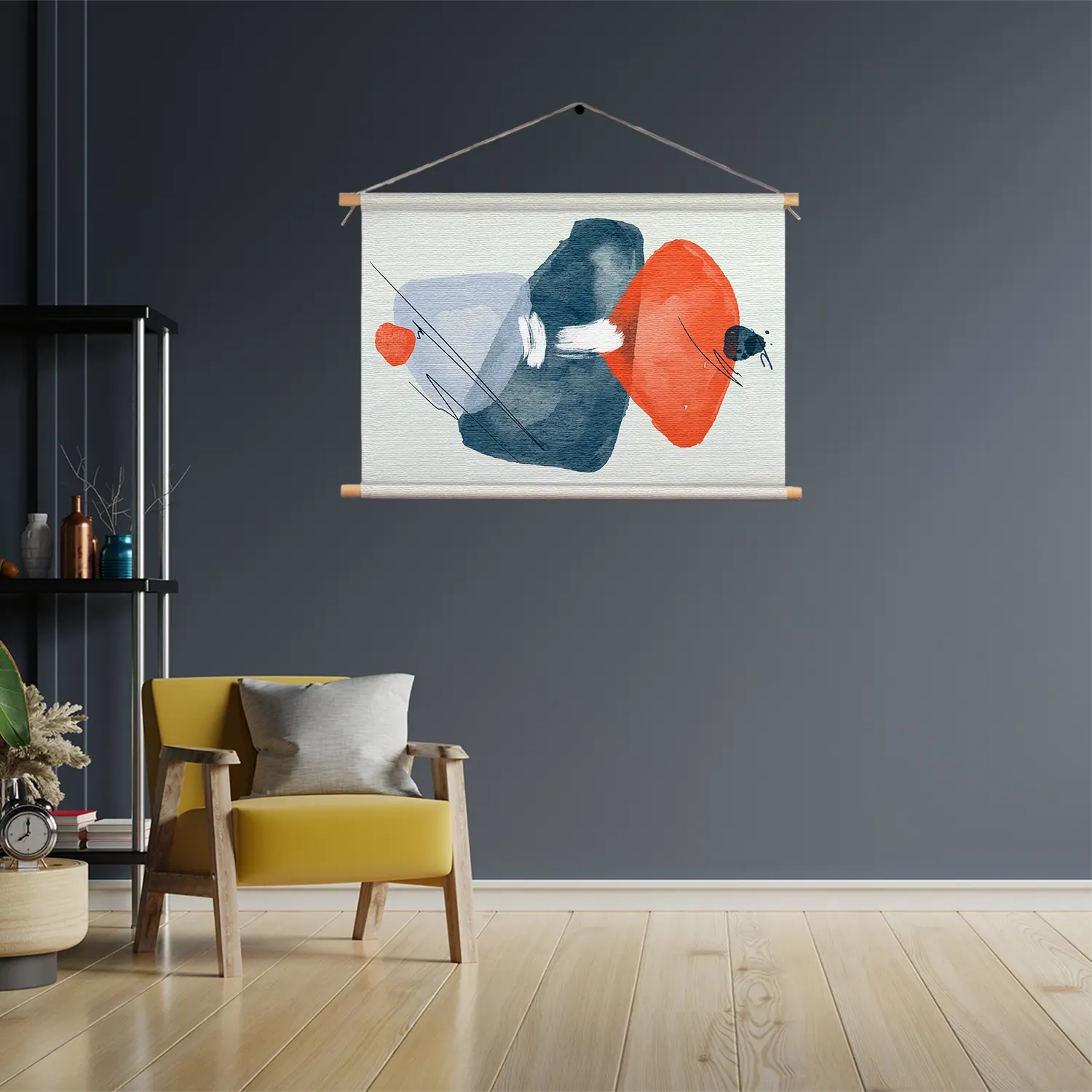Textielposter Scandinavisch Design Rechthoek Horizontaal Template TP 50 70 Horizontaal Abstract 116 3