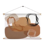 Textielposter Naturel tinten scandinavisch 01 Rechthoek Horizontaal Template TP 50 70 Horizontaal Abstract 14 1